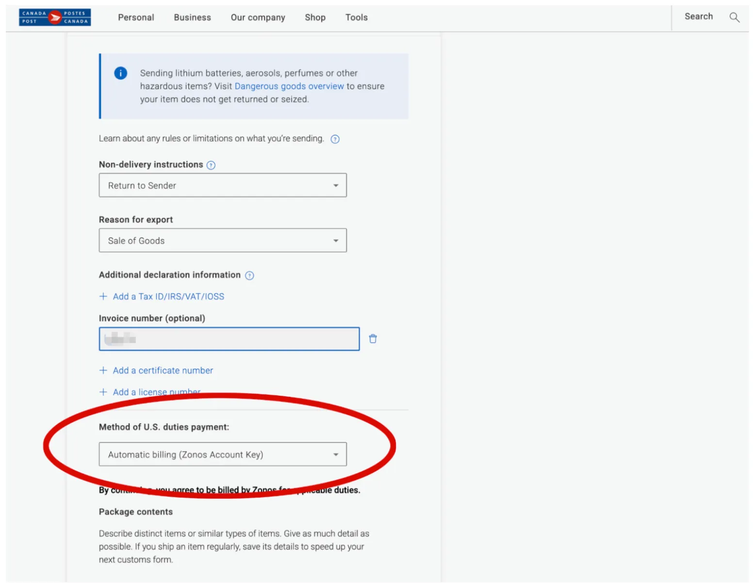 Shipping Manager flow